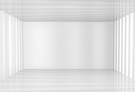 room with white walls