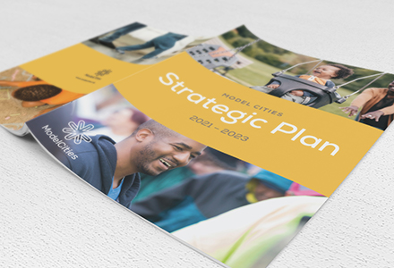 Photo of Model Cities' 2021-2023 Strategic Plan Booklet