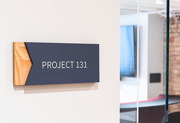 Room sign for McKnight Foundation